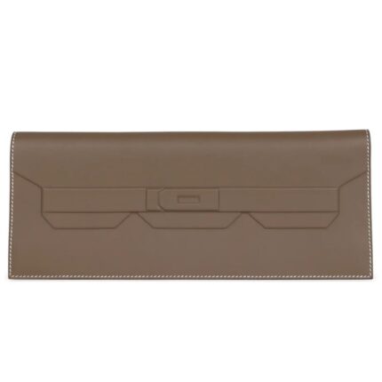 HERMÈS SHADOW KELLY CUT ETOUPE SWIFT
