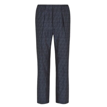 FENDI BLUE CORDUROY PANTS