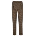 FENDI BLACK FABRIC PANTS