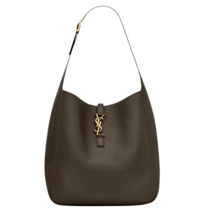 SAINT LAURENT LE 5 À 7 SUPPLE LARGE IN GRAINED LEATHER