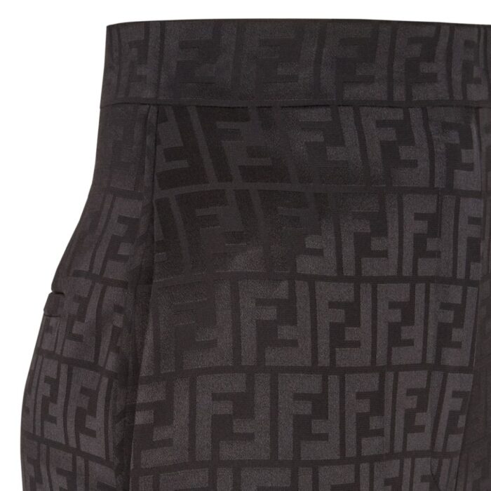 FENDI BLACK SILK PANTS