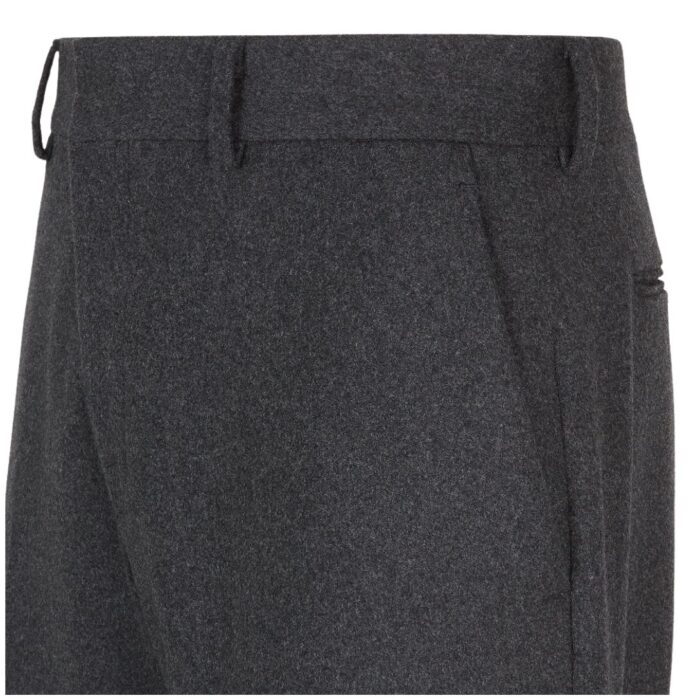 FENDI GRAY WOOL PANTS