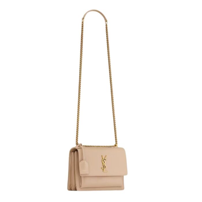 SAINT LAURENT SUNSET MEDIUM IN SMOOTH LEATHER