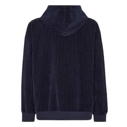 FENDI BLUE VELVET SWEATSHIRT