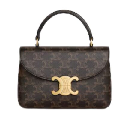 CELINE SMALL TEEN NINO BAG IN TRIOMPHE CANVAS