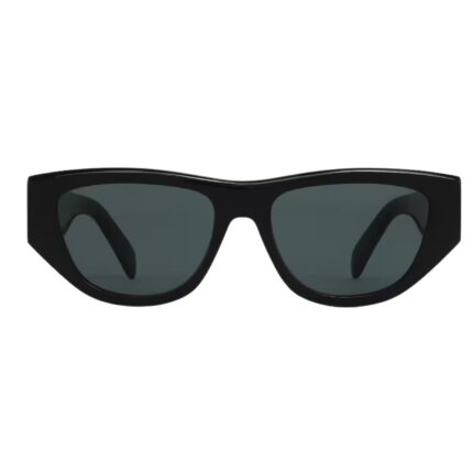 CELINE MONOCHROMS 06 SUNGLASSES IN ACETATE BLACK