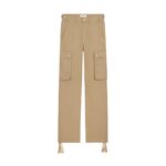 CELINE CARGO PANTS IN COTTON LINEN BLACK