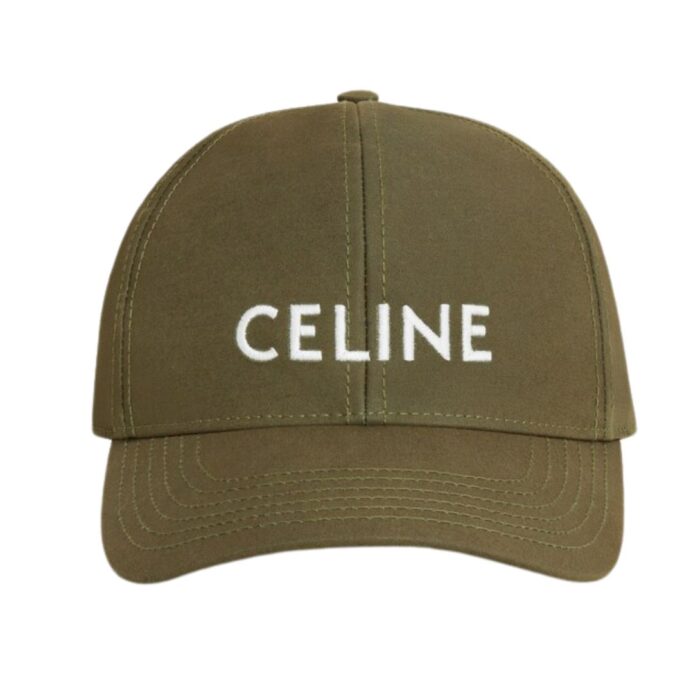 CELINE BASEBALL CAP IN COTTON KHAKI