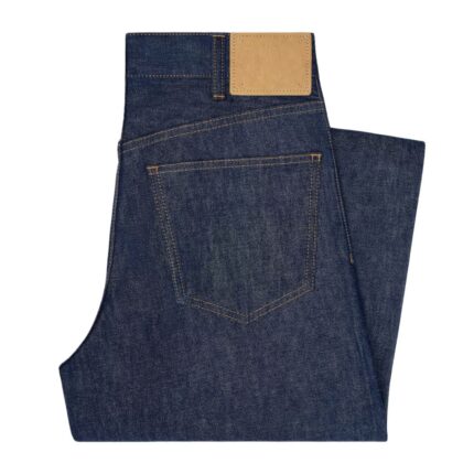 CELINE KITTY JEANS IN RAW WASH DENIM