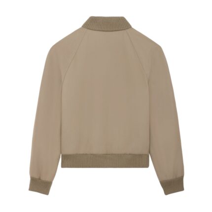 CELINE TRIOMPHE TEDDY JACKET IN COTTON AND WOOL GABARDINE