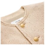 CELINE CHELSEA JACKET IN SEQUIN SILK TWEED