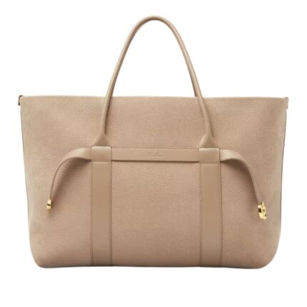 LORO PIANA LARGE GHIERA SHOPPER FUME TAUPE